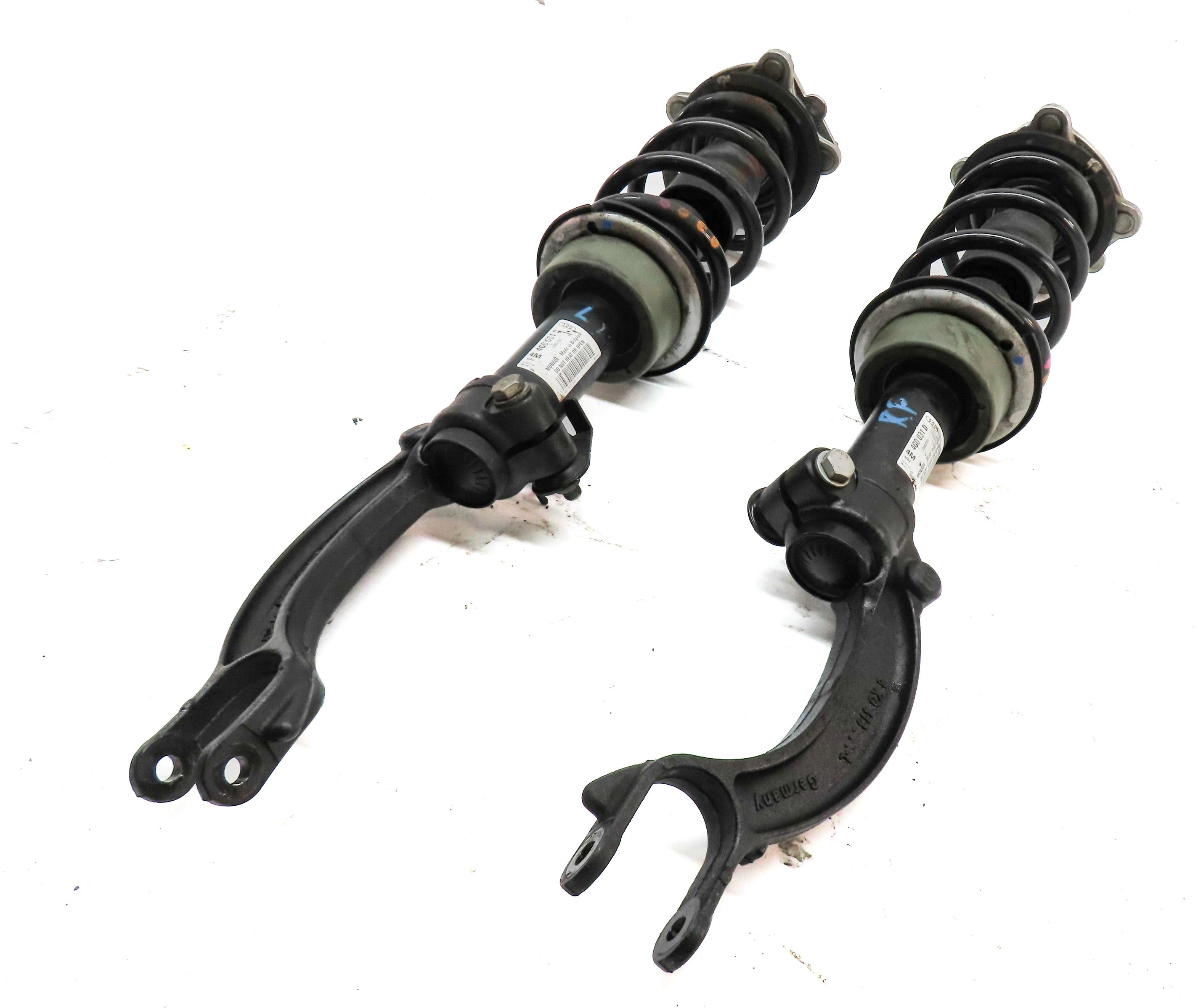 12-17 AUDI A6 A7 (C7 4G8) FRONT LEFT & RIGHT STANDARD SUSPENSION SHOCK STRUT SET — exact item pictured